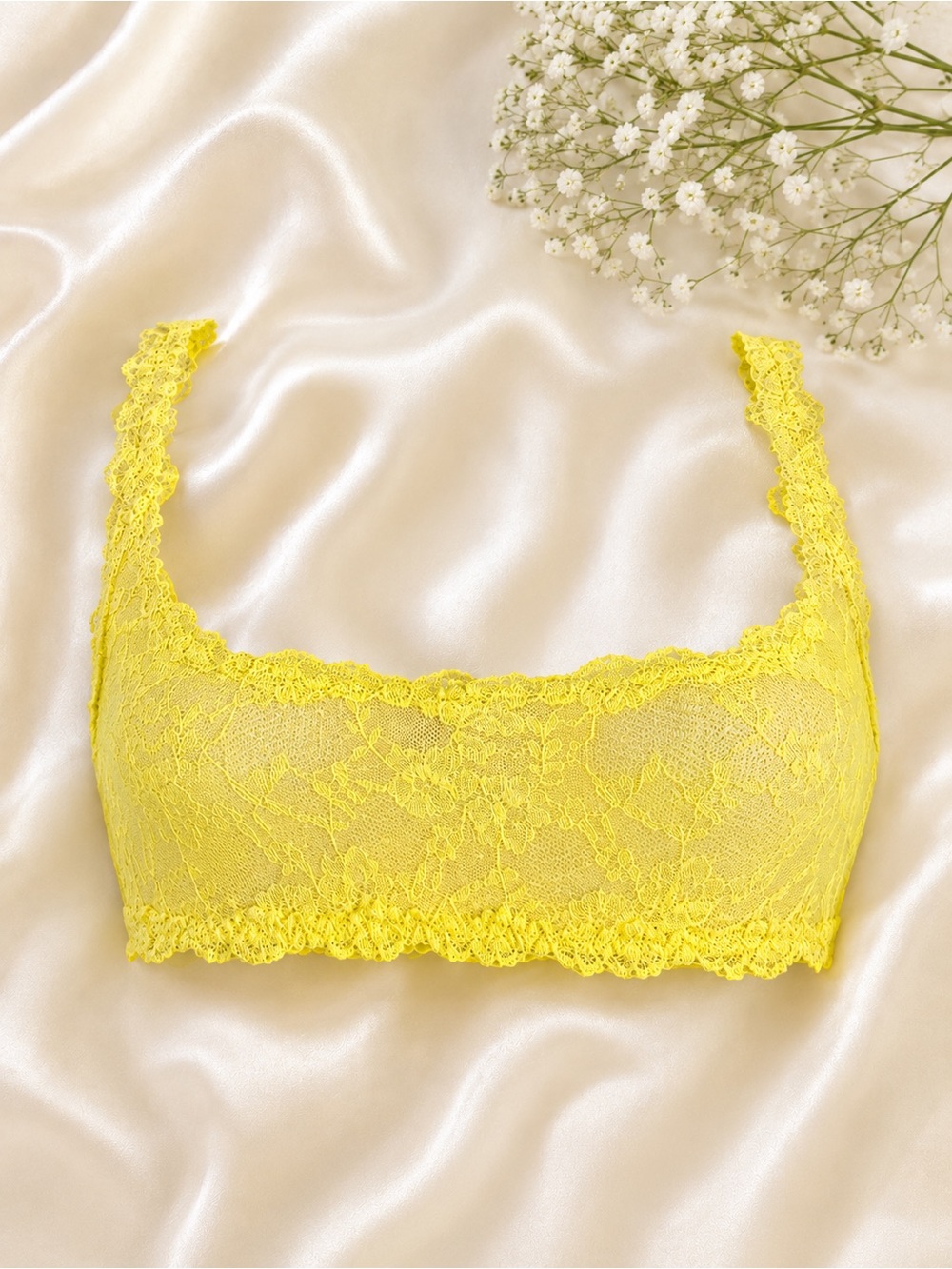Skims Bralette – Highlighter Yellow – Size M – Rare Sold Out NWT